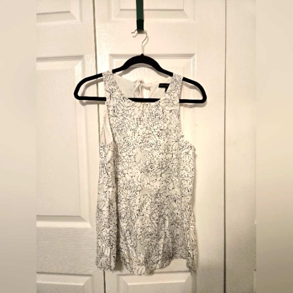 Line Art Sleeveless Blouse from Banana Republic